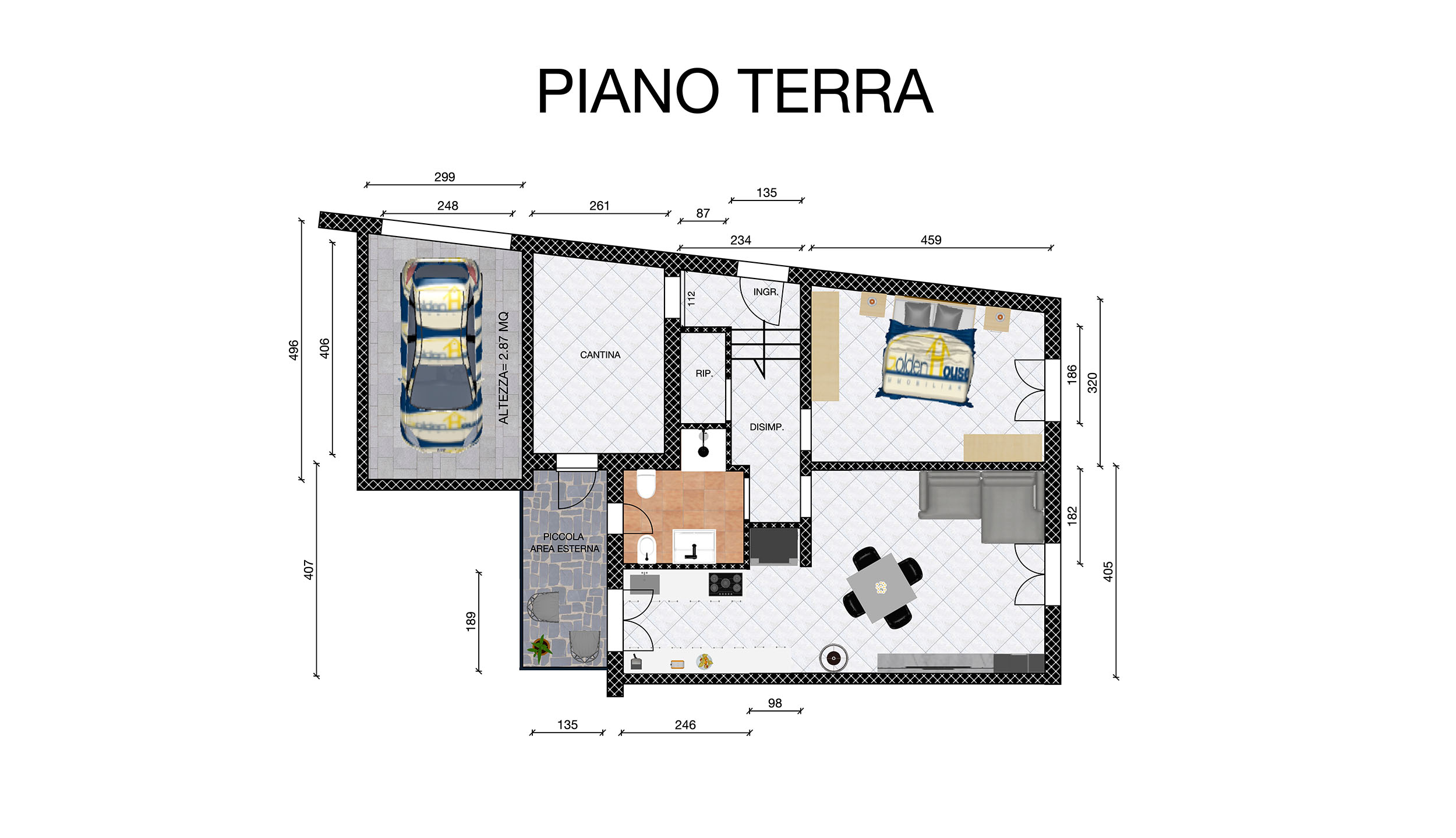 A303 planimetria piano terra argenta